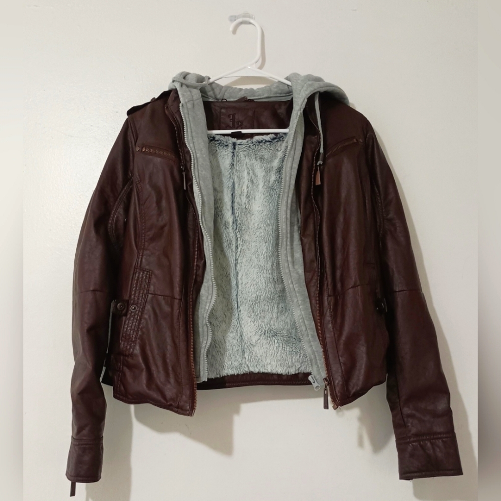 Faux Leather Jacket